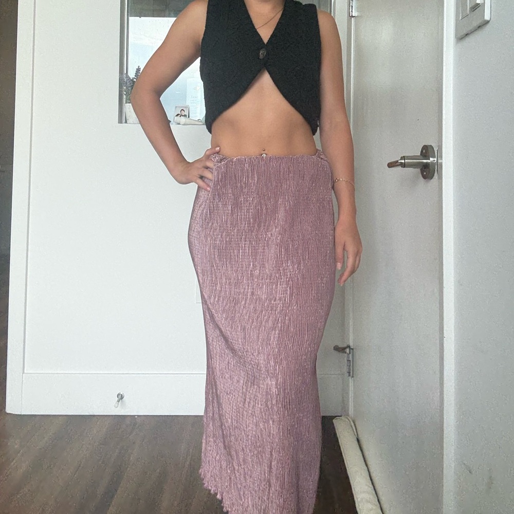 Pink Maxi Skirt from Japan!